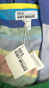 132 5. Issey Miyake N/S Color-Blocking Earth Long Dress
