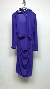 Balenciaga L/S Ruffle Sheer Dress