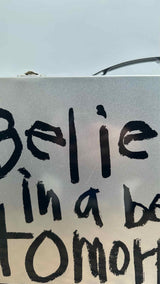 Comme Des Garcons Believe in a better tomorrow Trunk Bag