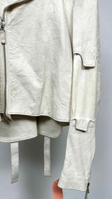 Helmut Lang Archive Cut-out Bondage Biker Leather Jacket