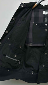 eYe Junya Watanabe Man X Seil Marschall Packable Leather-patched Jacket