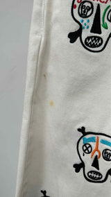 Supreme x Clayton Patterson Skulls Embroidered Regular Jeans