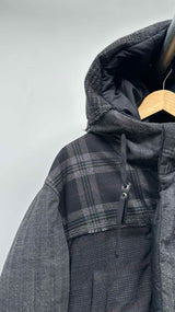 Lanvin Patchwork Hooded Down Coat