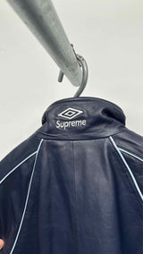 Supreme X Umbro Leather Track Jacket