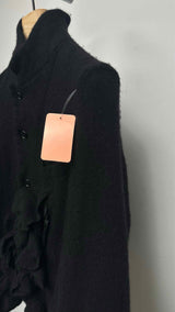Comme Des Garcons Comme Des Garcons 3D Ruffle Boiled Wool Blazer Jacket