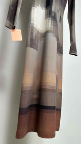 MM6 L/S Pixel-pattern Dress