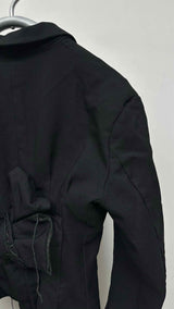 Comme Des Garcons Back-bow Corset Blazer Jacket
