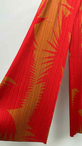 Pleats Please Botanical Pleated Wide Pants