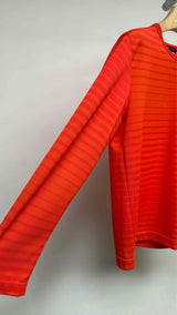Comme Des Garcons Homme Plus L/S Border Jersey Mesh T-shirt