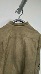 Ziggy Chen Double-sleeve Collarless Shirt