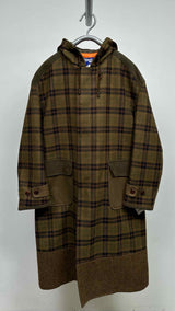 Junya Watanabe MAN Wool Tweed-switched Coat