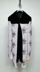 Comme Des Garcons Constructed Paneled Floral Coat