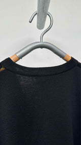 LOEWE Baroque-pattened Velvet-hybrid Cardigan