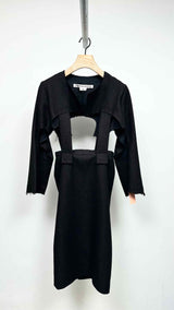 Women's Comme Des Garcons Cut-out Detailed Glitter Blazer Dress