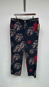 Comme Des Garcons Homme Plus X Rolling Stones Print Pants