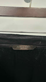 Bottega Veneta Leather Midi Skirt