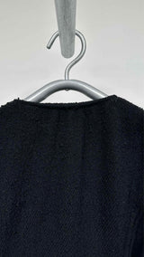 Comme Des Garcons Zip-detailed Wool Collarless Zip-up Jacket