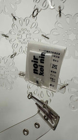 Noir Kei Ninomiya Chain-strap Embellished Resin-flower Vest