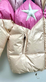 Miu Miu Color-blocking Star Down Jacket