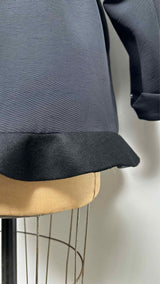 Sacai Oversized Short Wool Melton Jacket Dress