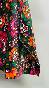 Comme Des Garcons 2D Velvet Floral Dress