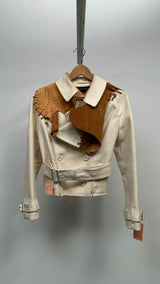Comme Des Garcons Raw-Hem Cowboy Jacket