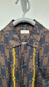 Dries Van Noten S/S Satin Geometric Shirt