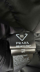 PRADA Re-nylon Shearling Lining Feather Bomber Jacket