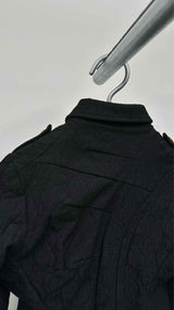 Comme Des Garcons Jacquard Military Jacket