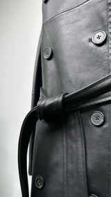 Axel Arigato Leather Trench Coat