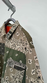 Kapital Reversible Paisley Patchwork Flannel Jacket