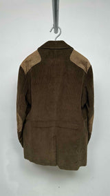 Ralph Lauren Purple Label Suede-patched Corduroy Jacket