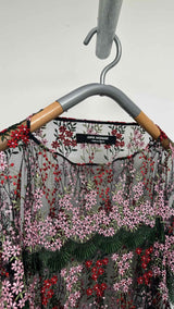 Junya Watanabe S/S Floral Embroidered Mesh Dress