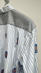 Comme Des Garcons Shirt Tribal-Mask Stripe Shirt