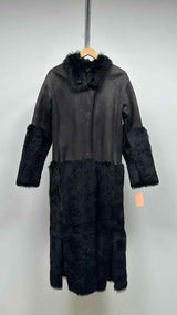 Zero Maria Cornejo Fur-hybrid Shearling Coat