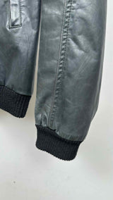 Margiela Leather Bomber Jacket