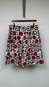 Comme Des Garcons Homme Plus X FORNASETTI Wide Printed Shorts