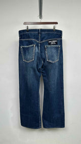 Yohji Yamamoto Pour Homme 2002 Replica Washed Wide Jeans