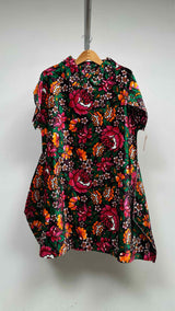 Comme Des Garcons 2D Velvet Floral Dress