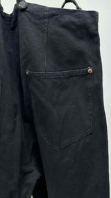 Paul Harnden Moleskin Cropped Wide Suspenders Work Pants