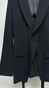 Ann Demeulemeester Double-breast Belted Blazer Jacket