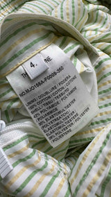 Thom Browne Stripe Seersucker Bomber Jacket