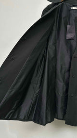 PRADA Back Buttoned Bow Trench Coat