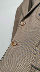 Vivienne Westwood Man Houndstooth Orb-embroidered Blazer Jacket