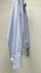 Christian Dior Mock Neck Striped Light Bomber Jacket