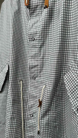 Junya Watanabe MAN Camo-hybrid Gingham-check Parka