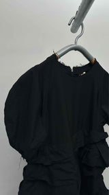 Comme Des Garcons S/S Cut-out Tiered Maxi Dress