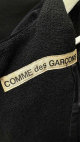 Comme Des Garcons Comme Des Garcons H/S Velvet-shoulder-hybrid Dress