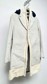 Undercover Knit-hybrid Tech Coat