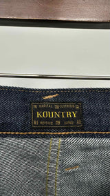 Kapital Kountry Okagilly Skelton Crochet-trim Jeans
